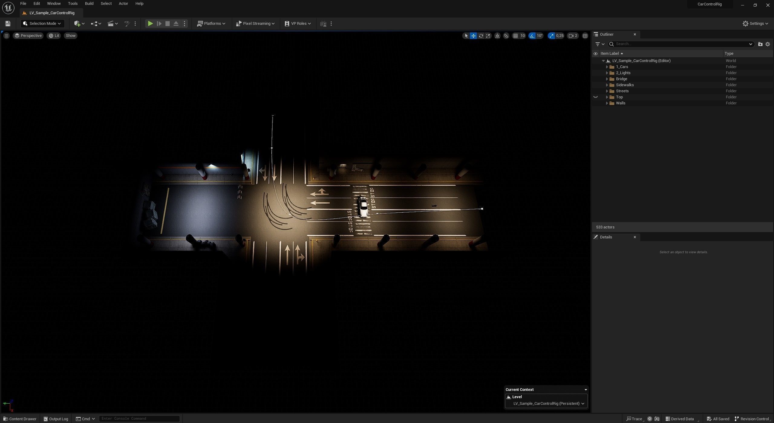 Car Control Rig for Unreal Engine  Low-poly 3D model_15