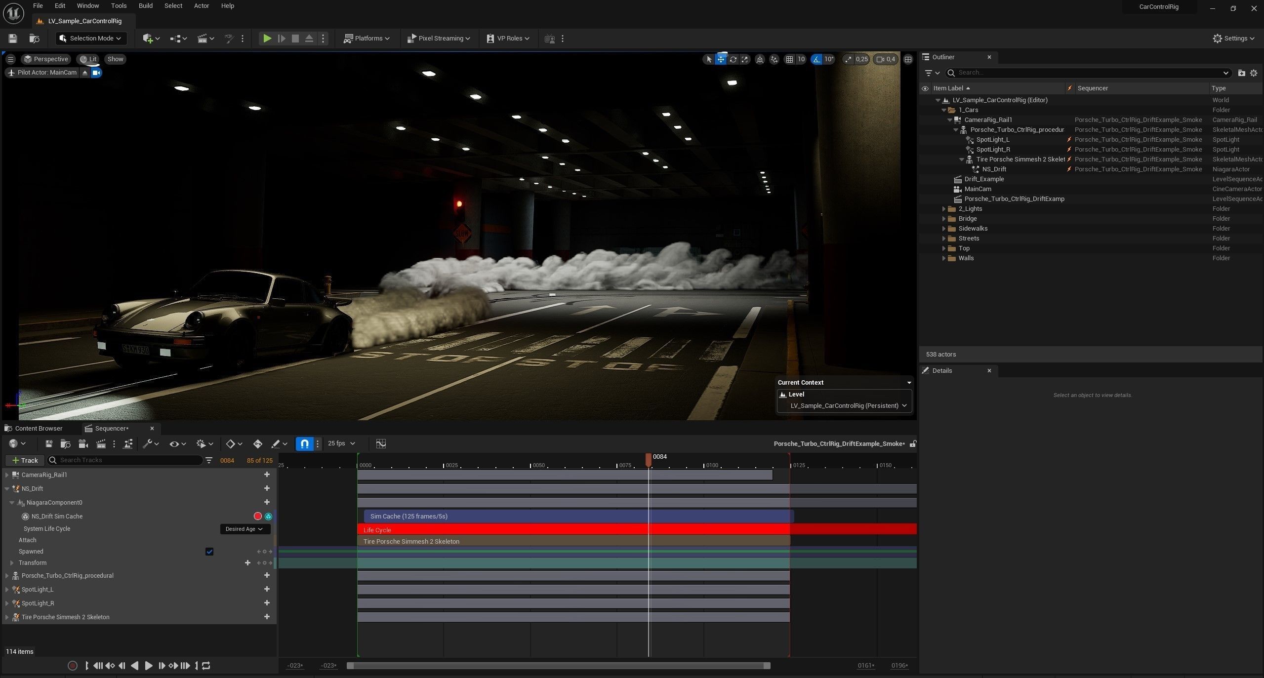 Car Control Rig for Unreal Engine  Low-poly 3D model_6