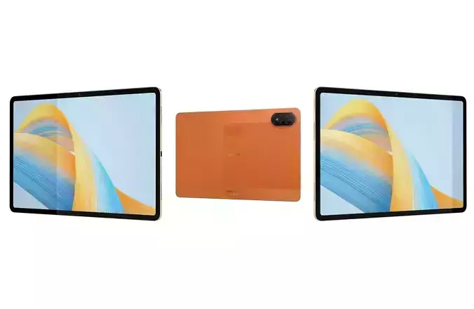 Honor Pad V8 Orange Low-poly 3D model