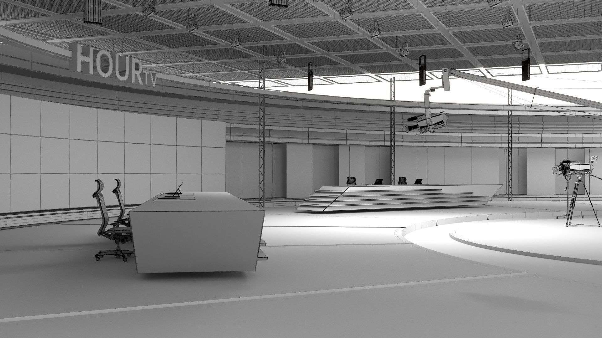 VR Studio SD 25 3D model_9