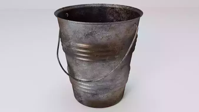 Rusty Metal Bucket