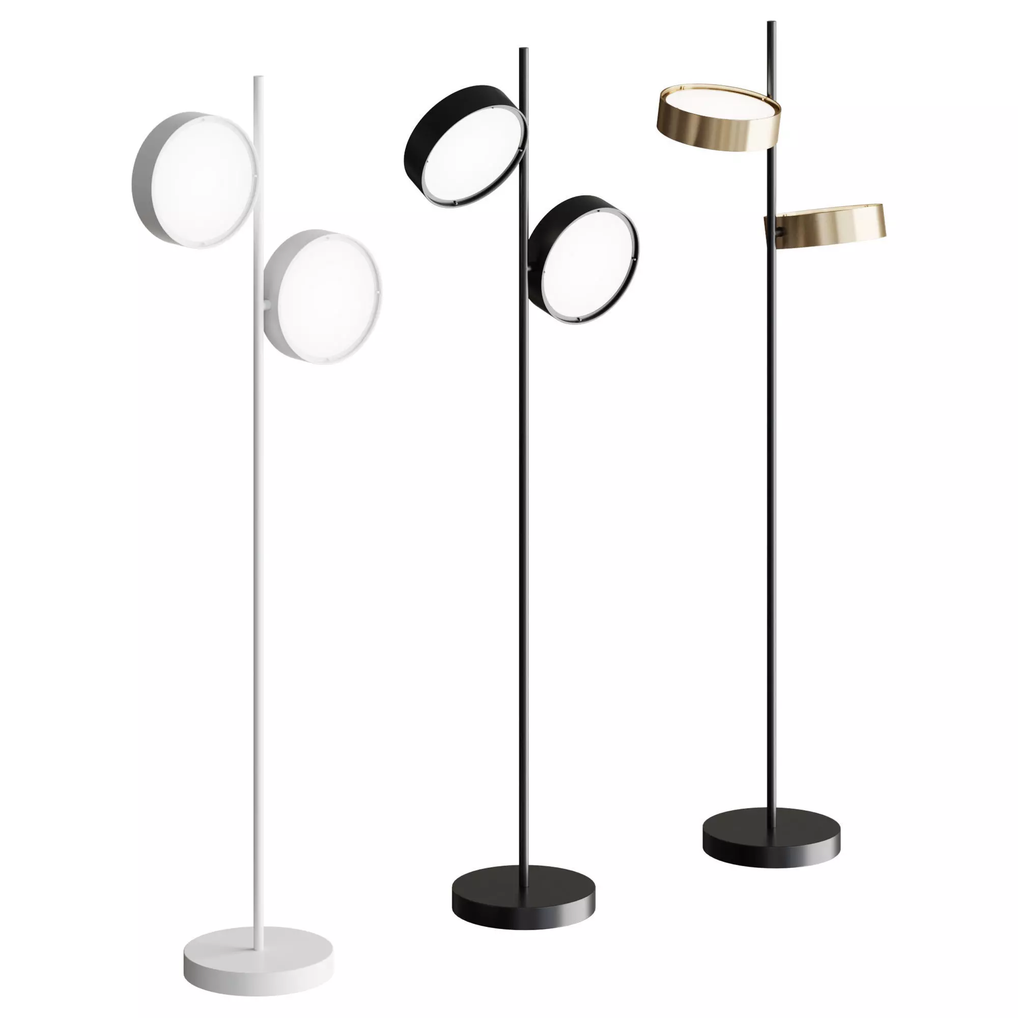 Oluce BERLIN Floor lamp 3D model_0