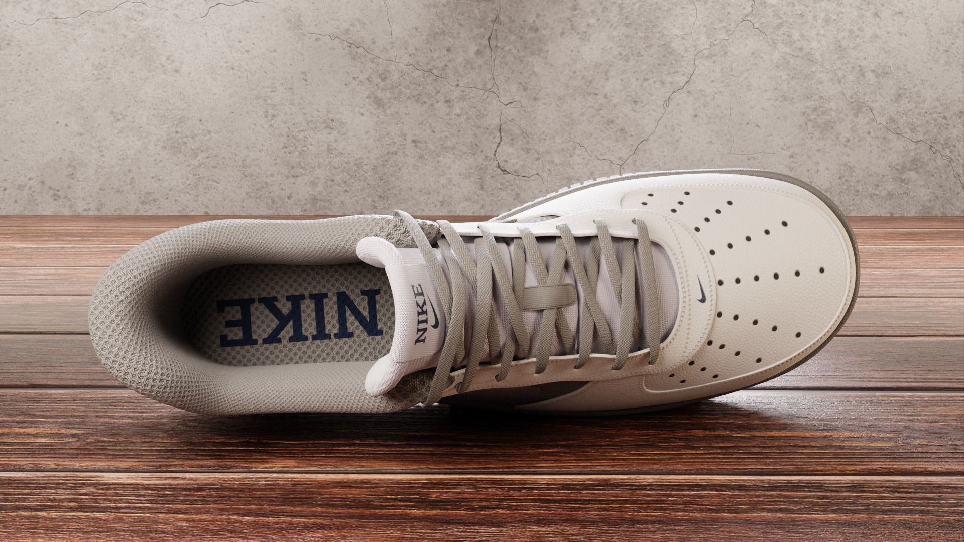 Nike Air Force 1 Custom 3D model_6