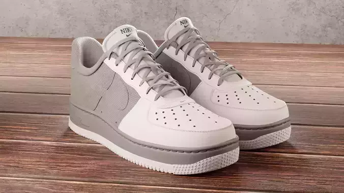 Nike Air Force 1 Custom 3D model