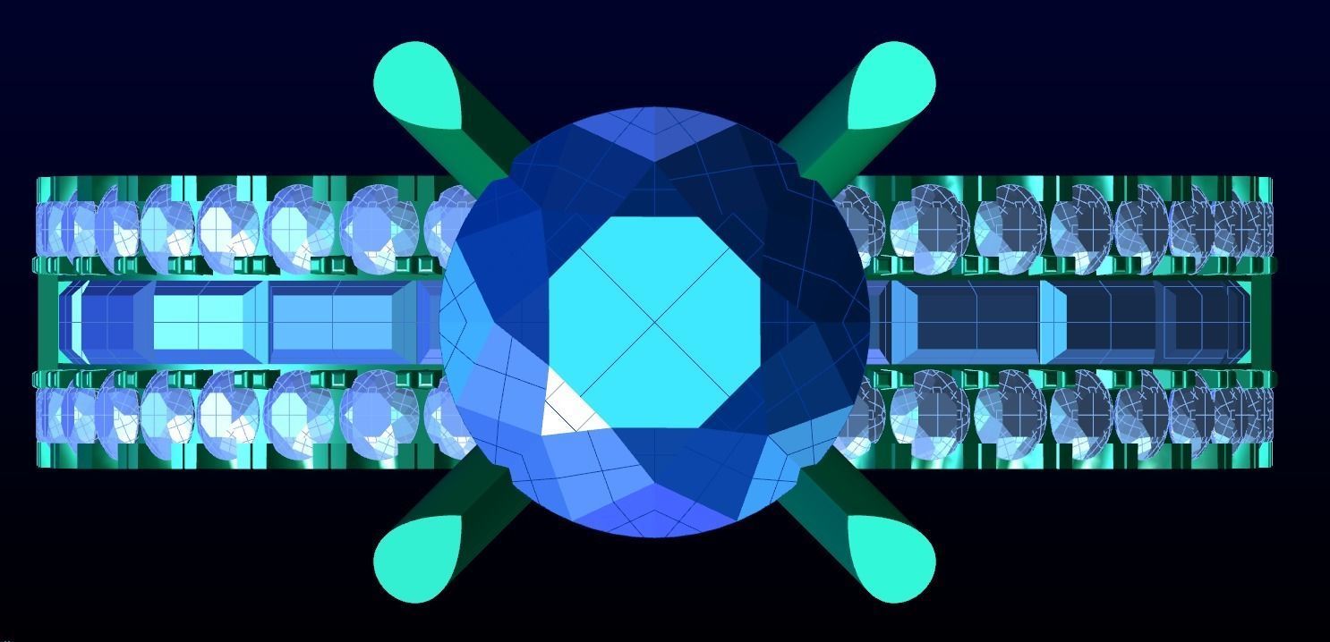 Engagement Ring 22 3D print model_7