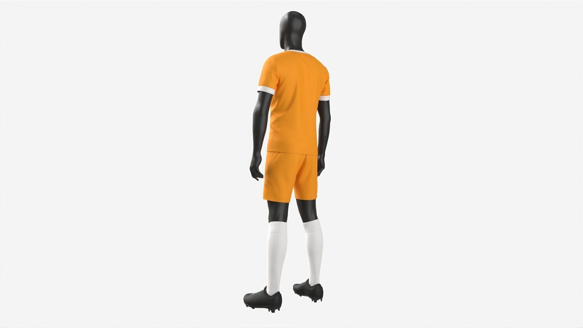 Male Mannequin in Soccer Uniform 3D model_3