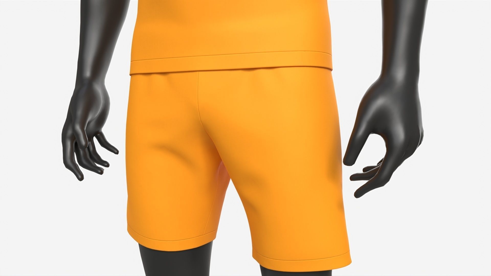 Male Mannequin in Soccer Uniform 3D model_5