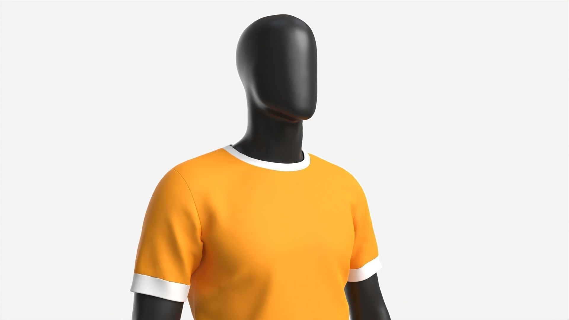 Male Mannequin in Soccer Uniform 3D model_4
