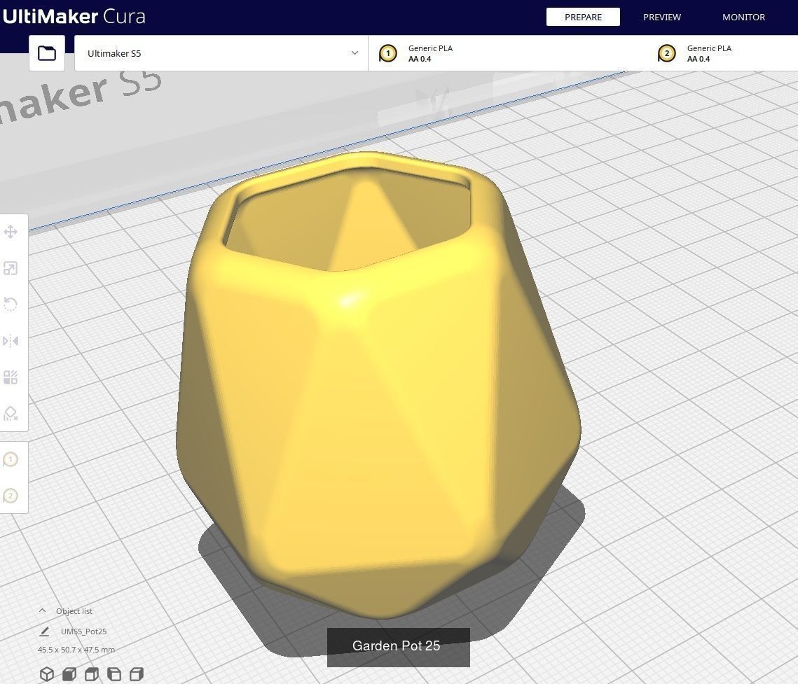 Garden Pots for 3D Printing - 50 Models 3D Model Collection_15