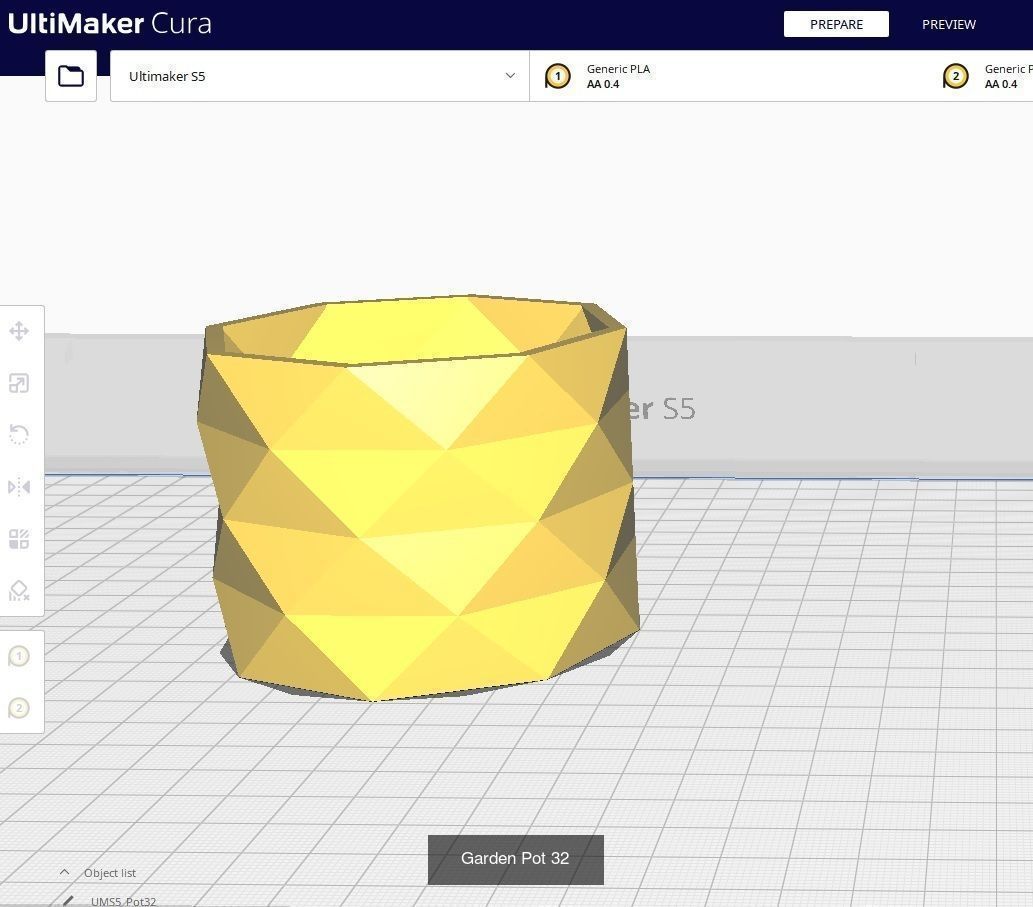 Garden Pots for 3D Printing - 50 Models 3D Model Collection_42