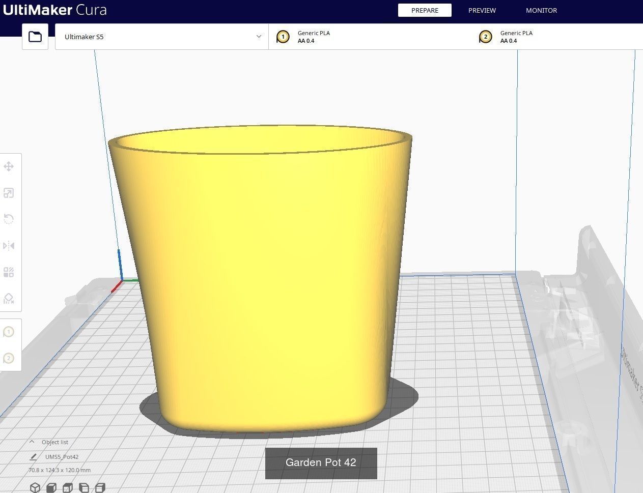 Garden Pots for 3D Printing - 50 Models 3D Model Collection_52