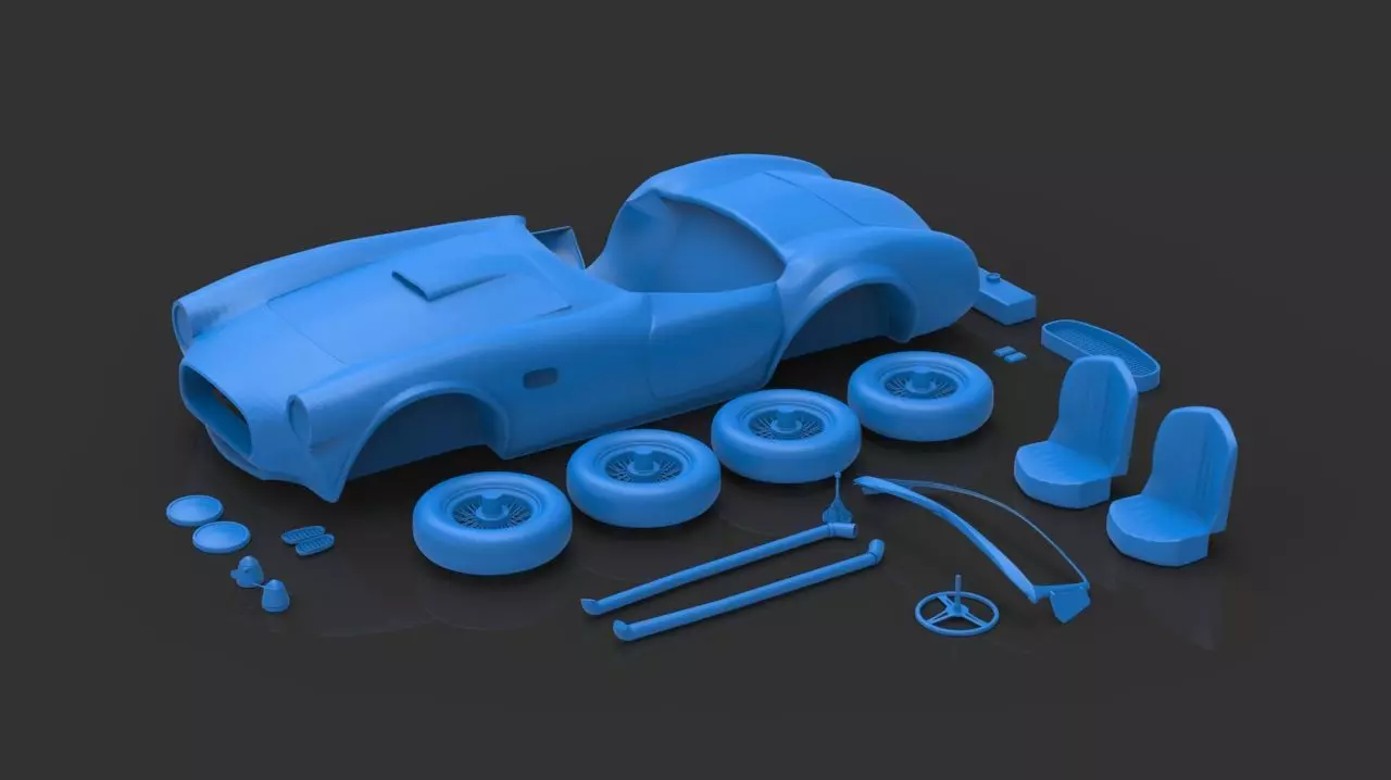 shelby cobra 3D print model