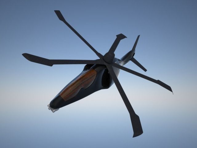 helicopter LHX 3D model_2