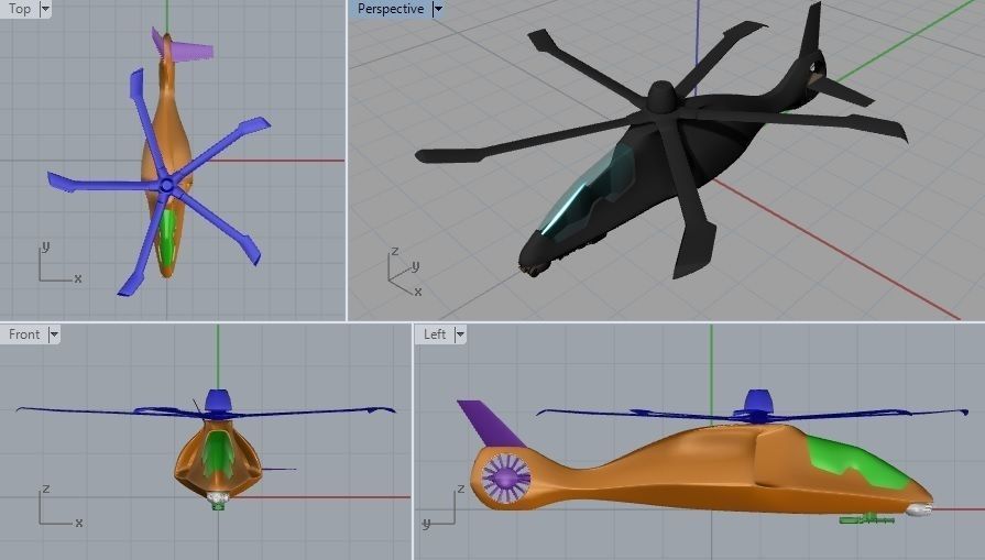 helicopter LHX 3D model_4