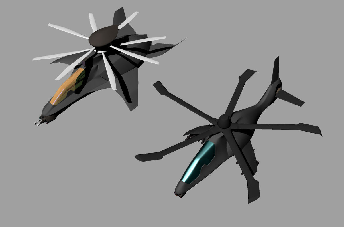 helicopter LHX 3D model_3