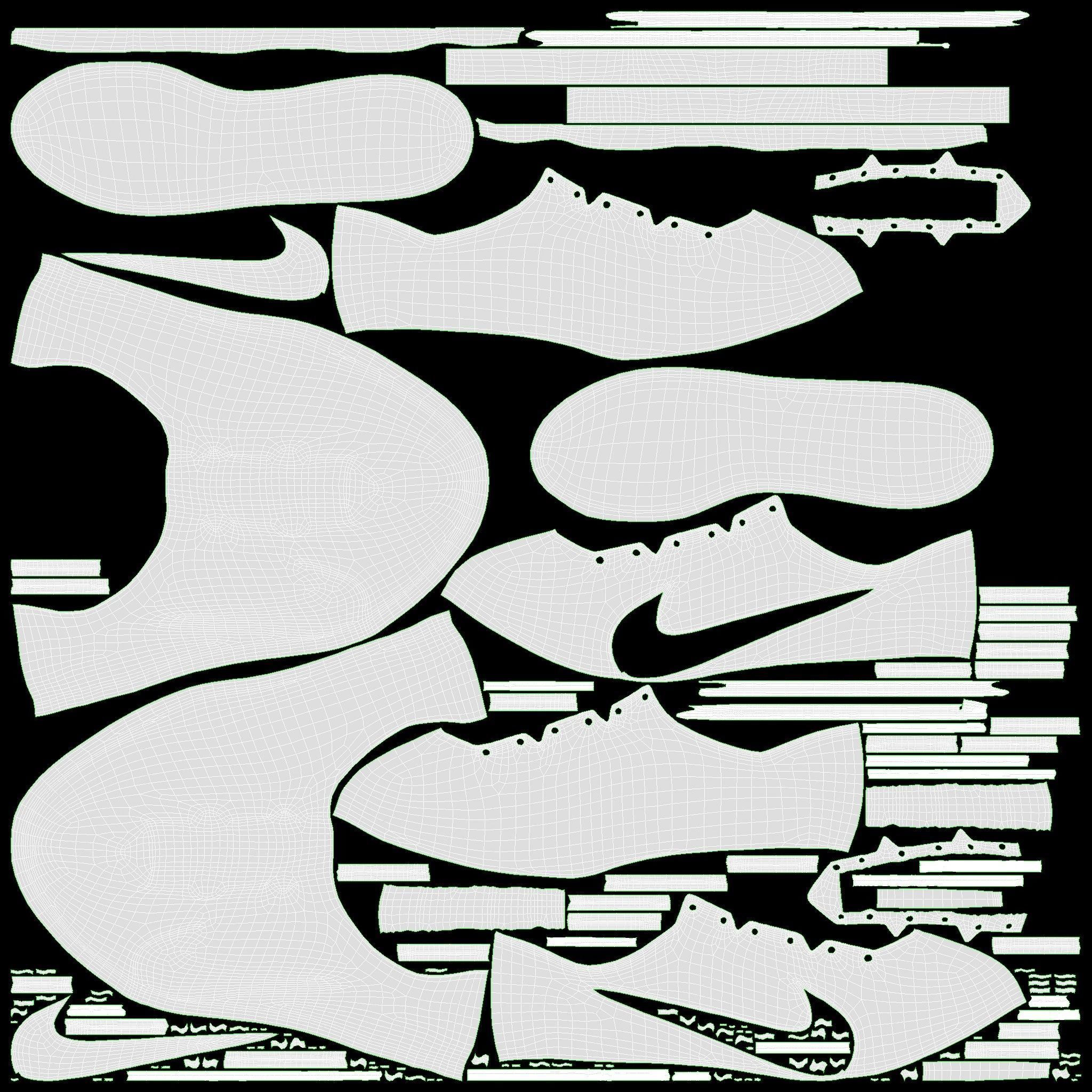 Male Mannequin in Soccer Uniform in Action 02 3D model_10