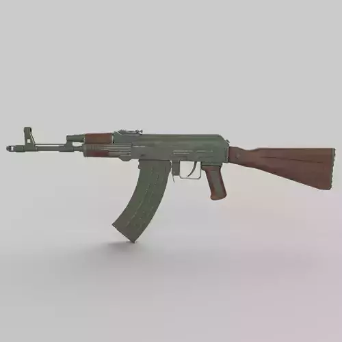 AK 47 Low-poly 3D model