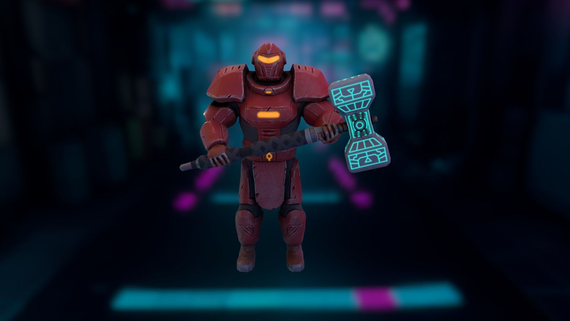 Tech Titans Guardians of the Sci-Fi Galaxy Rigged 3D Model Collection_8