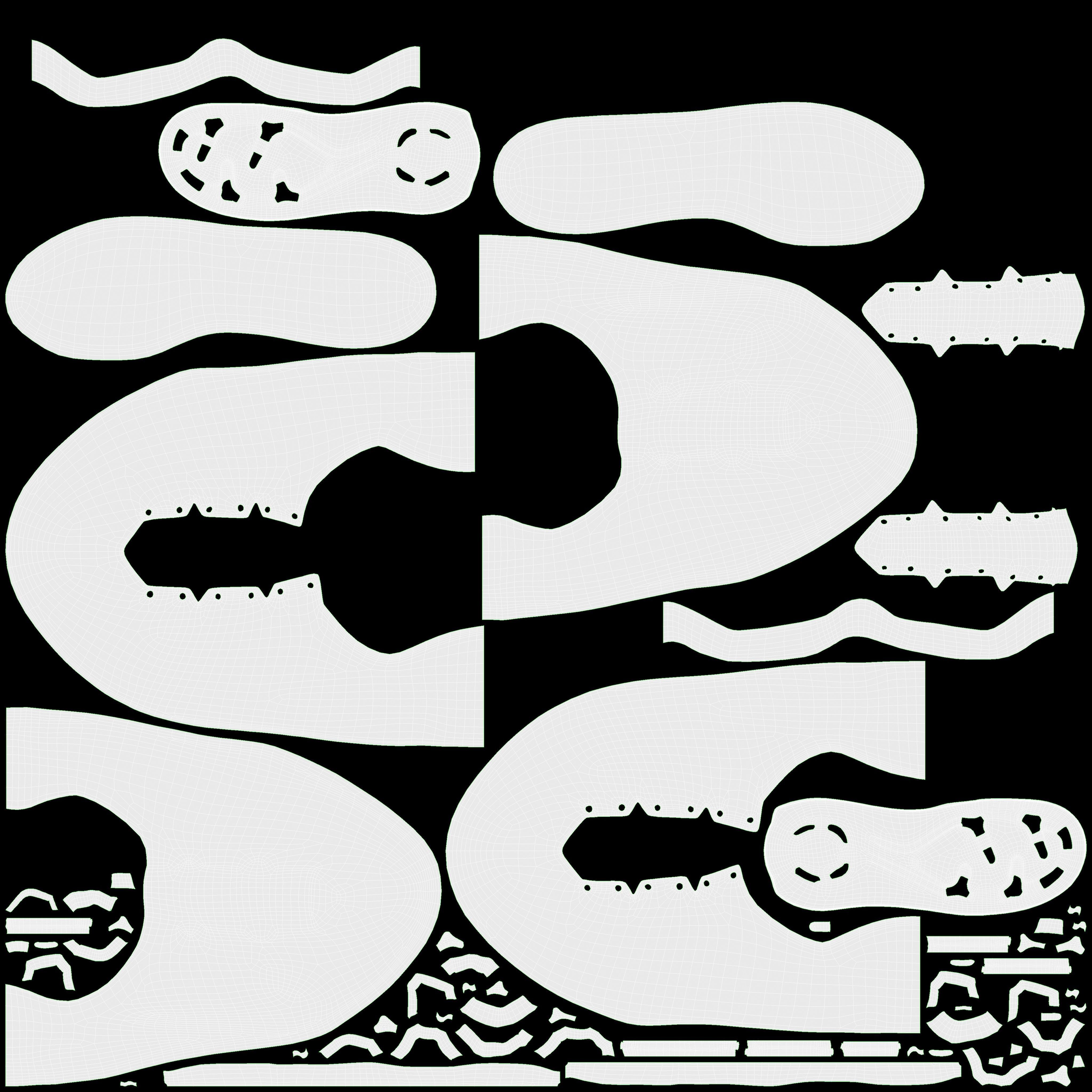 Male Mannequin in Soccer Uniform with Ball 02 3D model_11