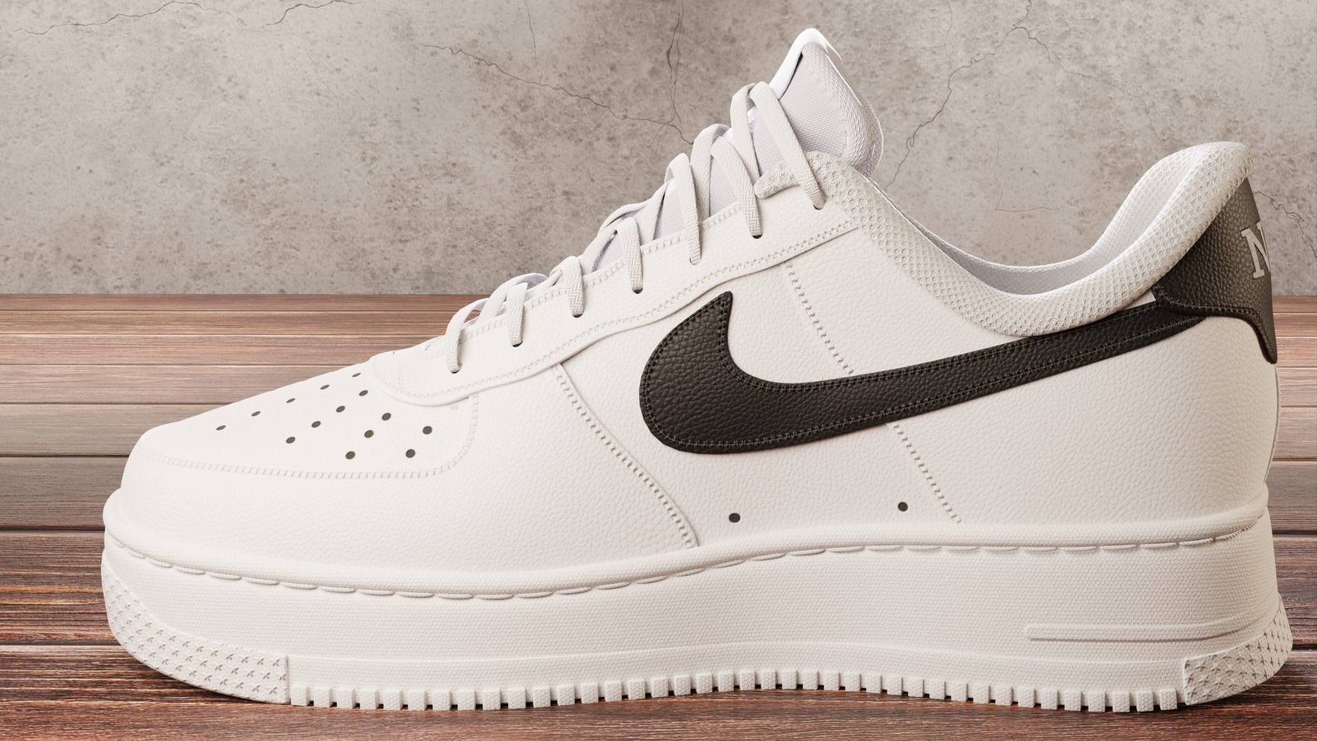 Nike Air Force 1 3D model_3