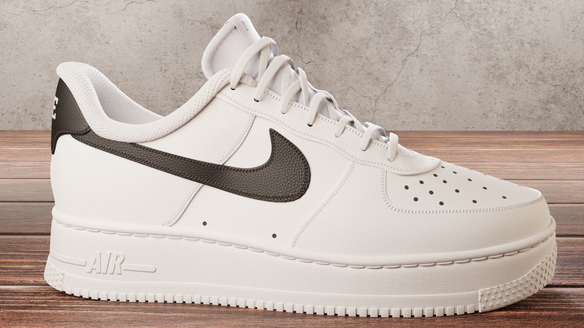 Nike Air Force 1 3D model_4