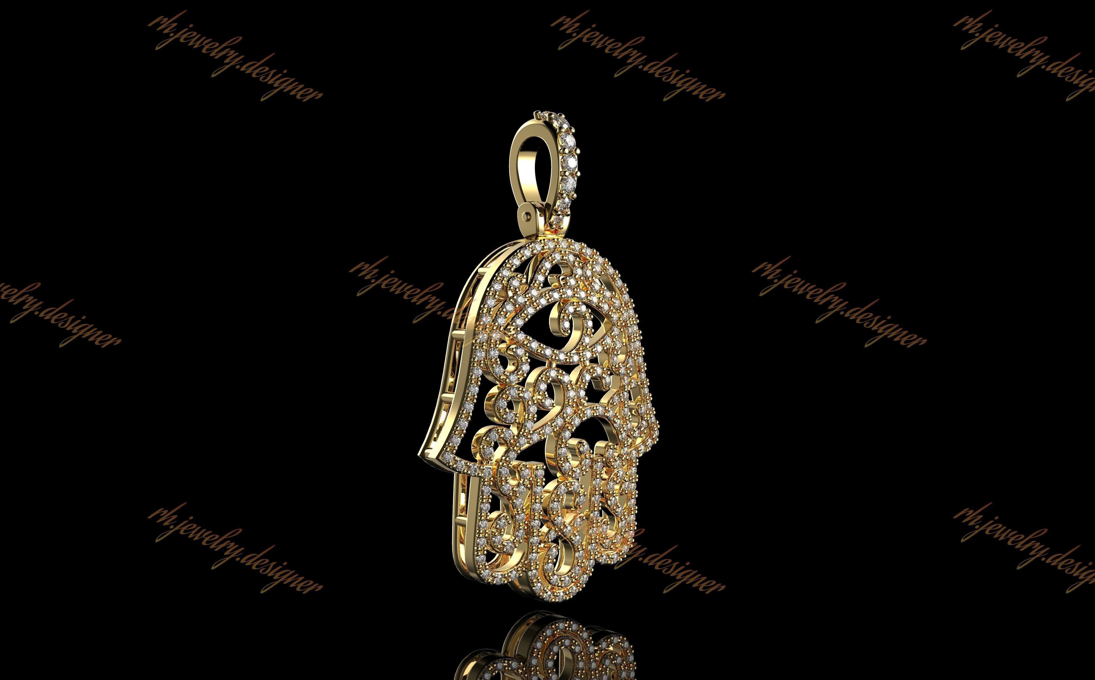 Gold N1028 3D print model_2