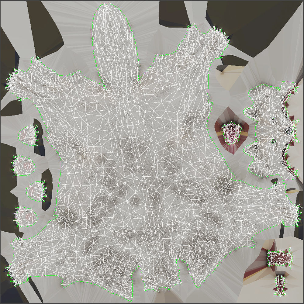 animated arctic wolf Low-poly 3D model_11