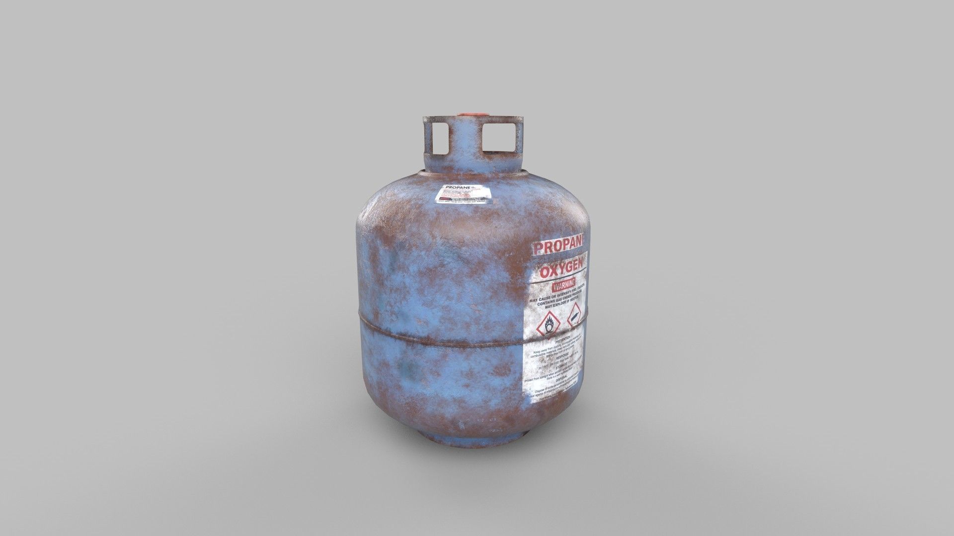 gas cylinder 3D model_3