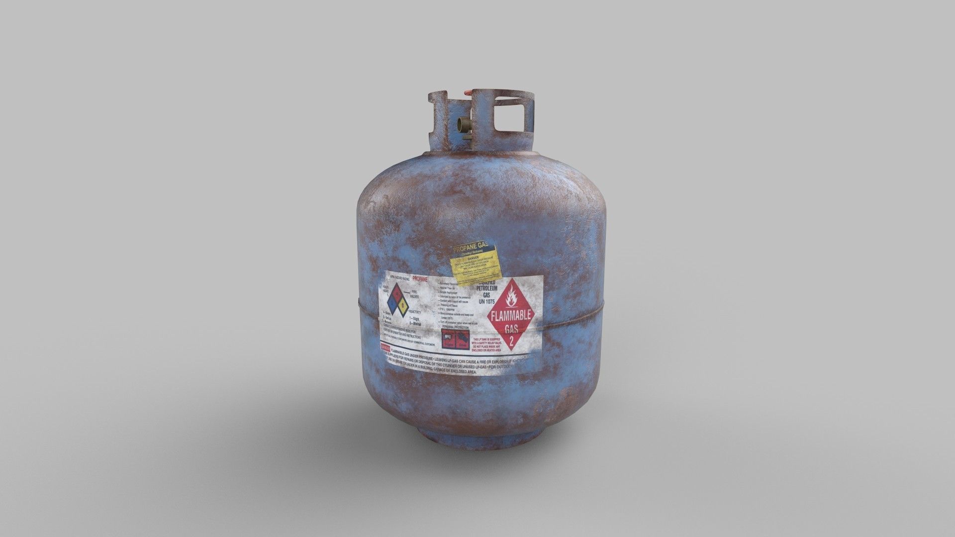 gas cylinder 3D model_1