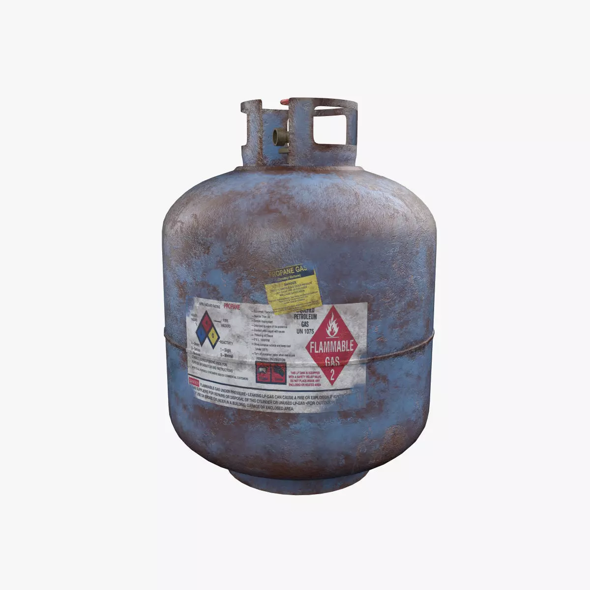 gas cylinder 3D model_0