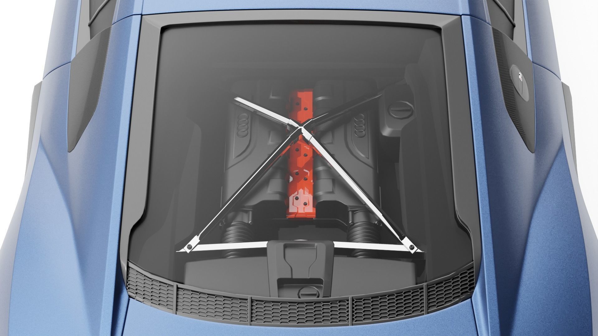 Audi R8 V10 3D model_3