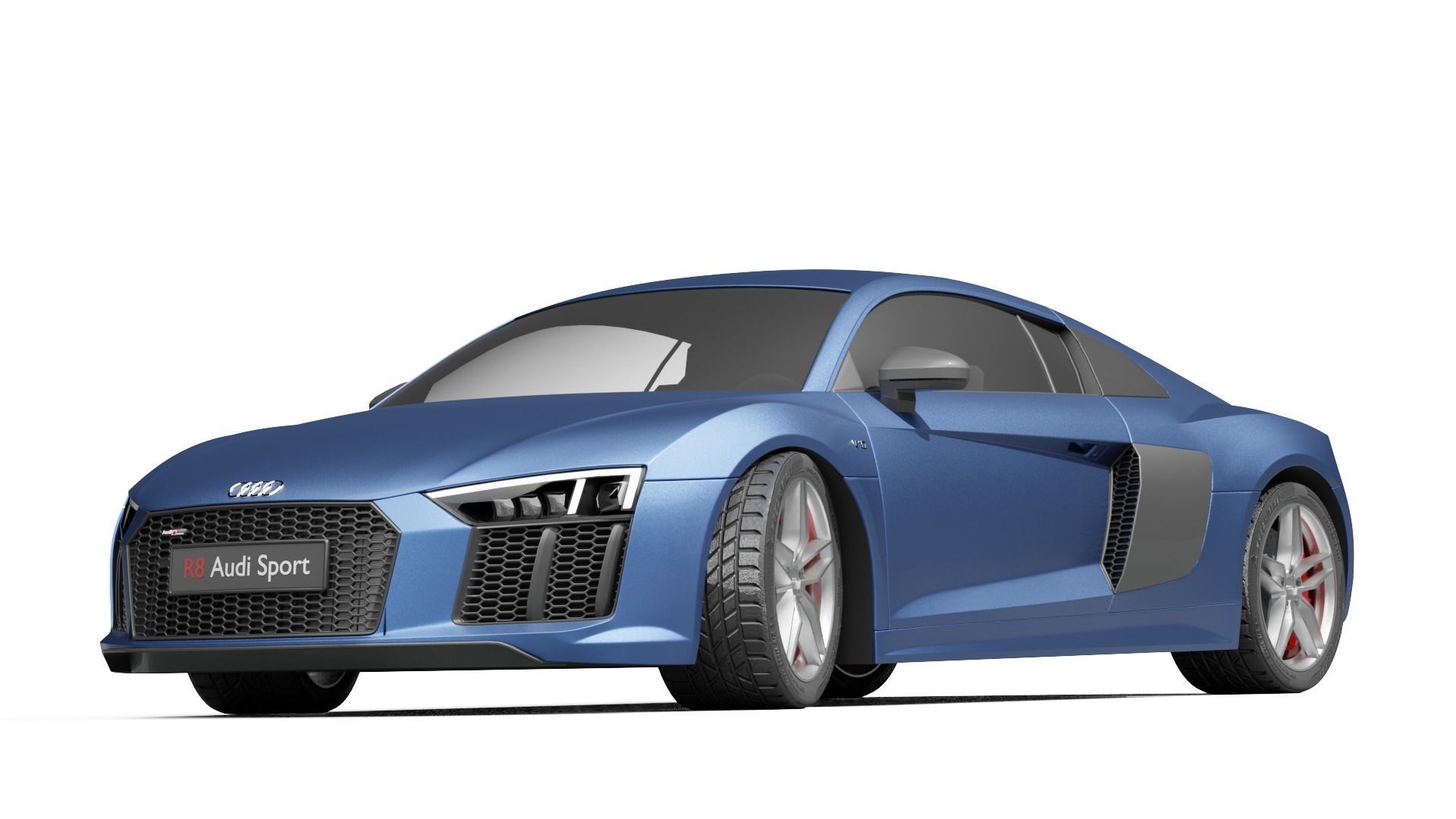 Audi R8 V10 3D model_1