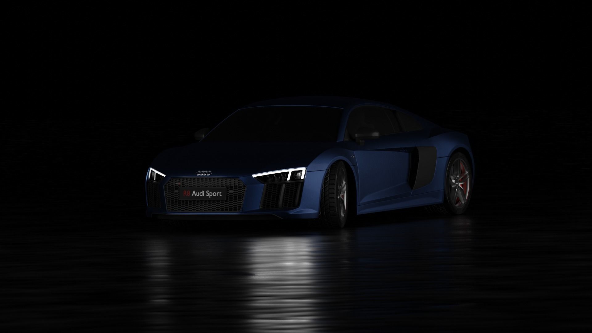 Audi R8 V10 3D model_6