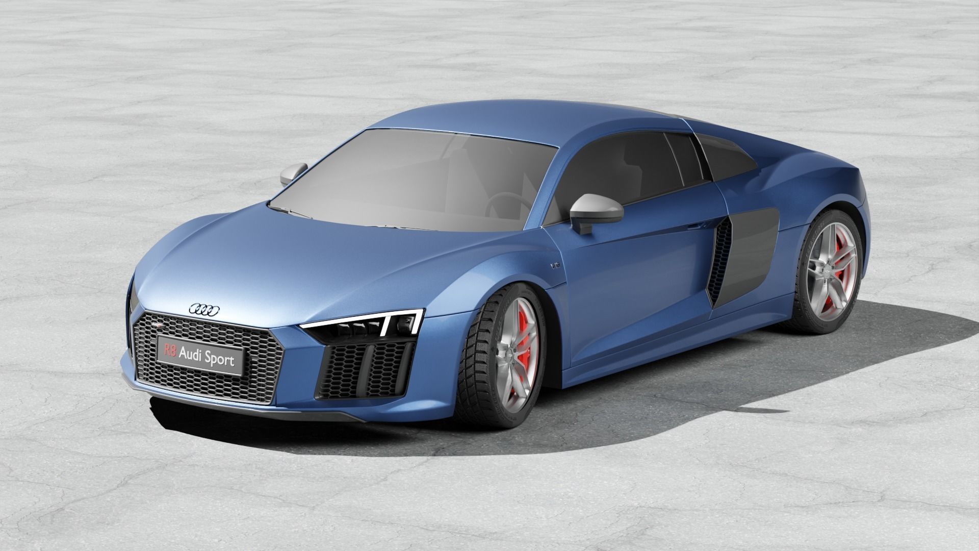 Audi R8 V10 3D model_10