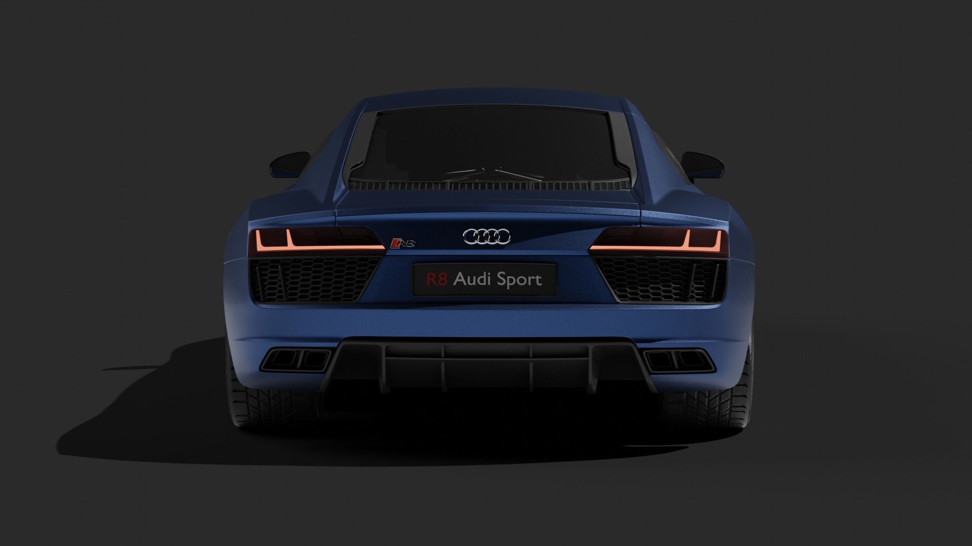 Audi R8 V10 3D model_12