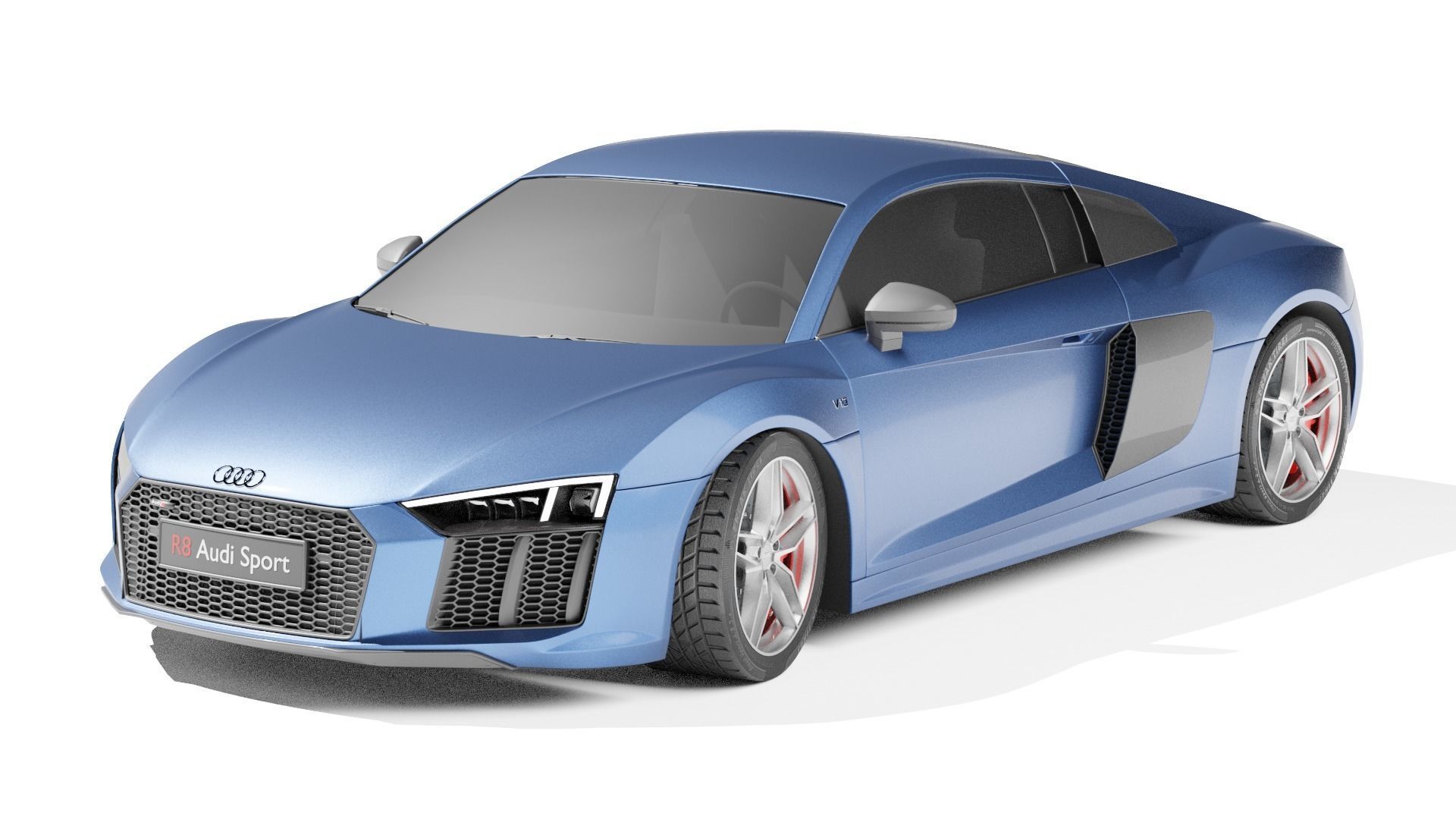 Audi R8 V10 3D model_2