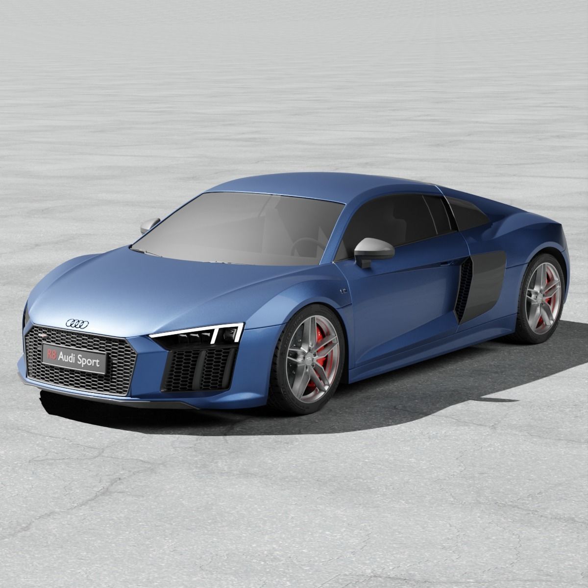 Audi R8 V10 3D model_7