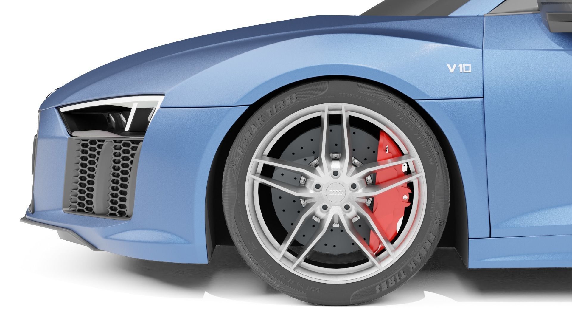 Audi R8 V10 3D model_8