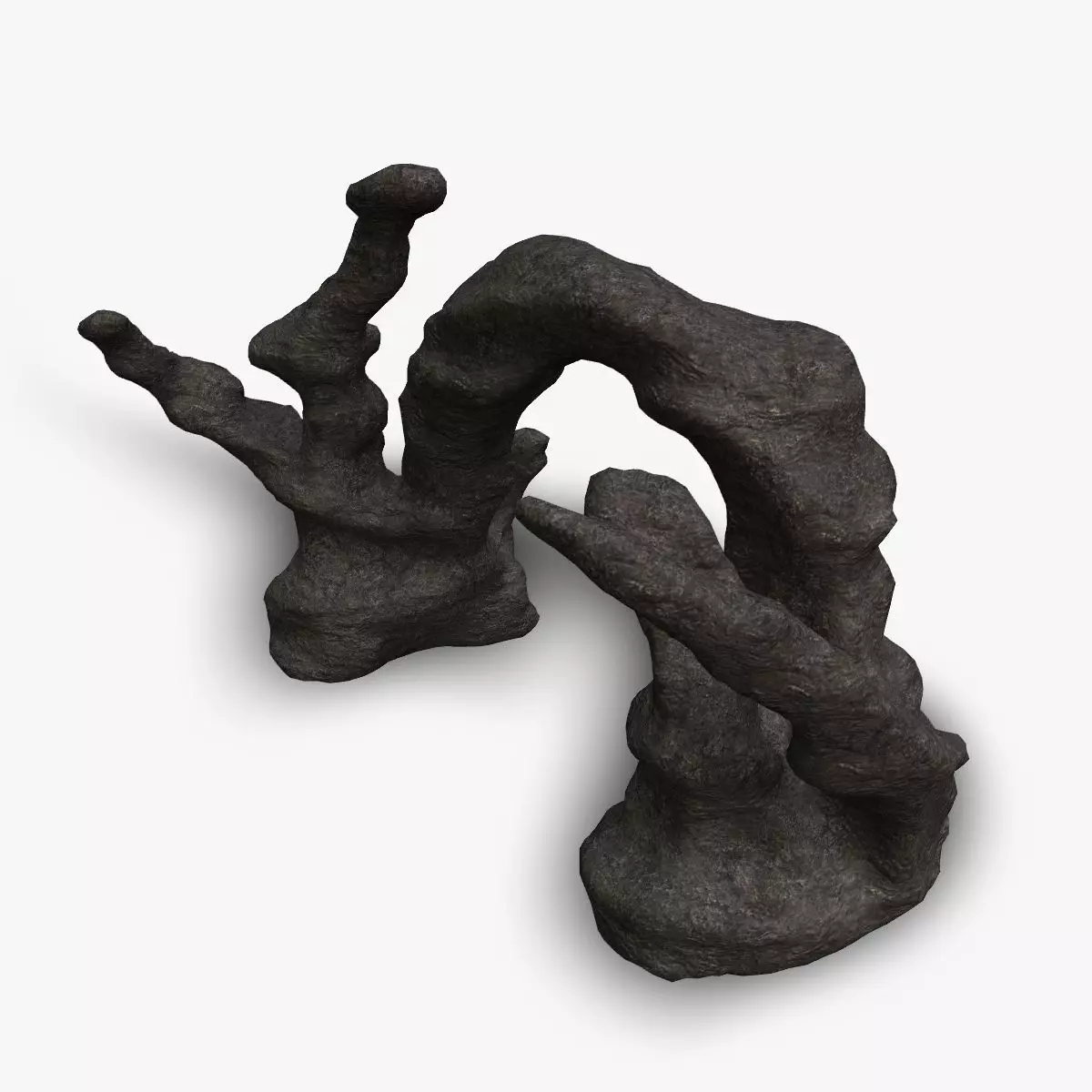 Cave Arch - Base Low-poly 3D model_0