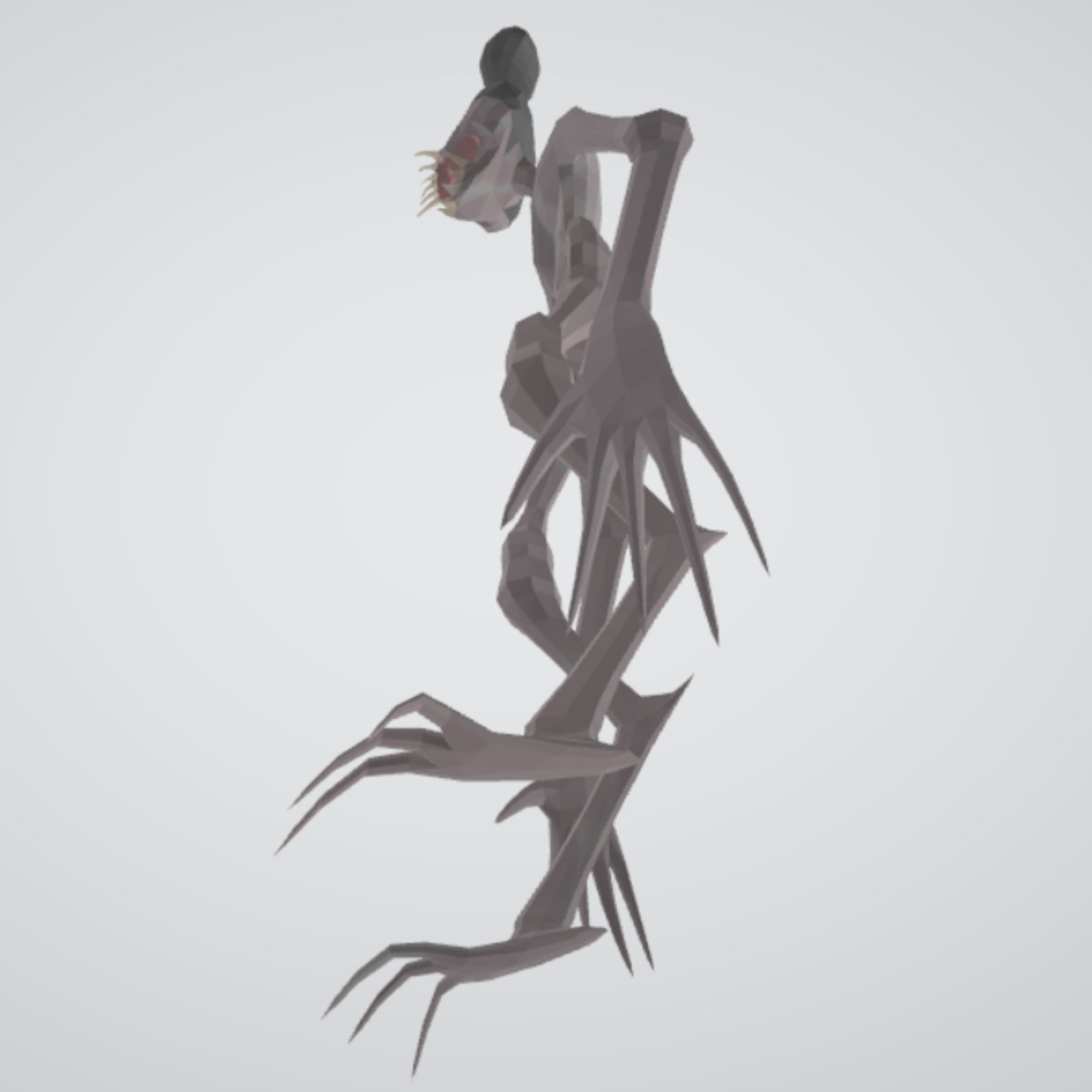 Amanda the Adventurer Monster RIGGED Low-poly 3D model_6