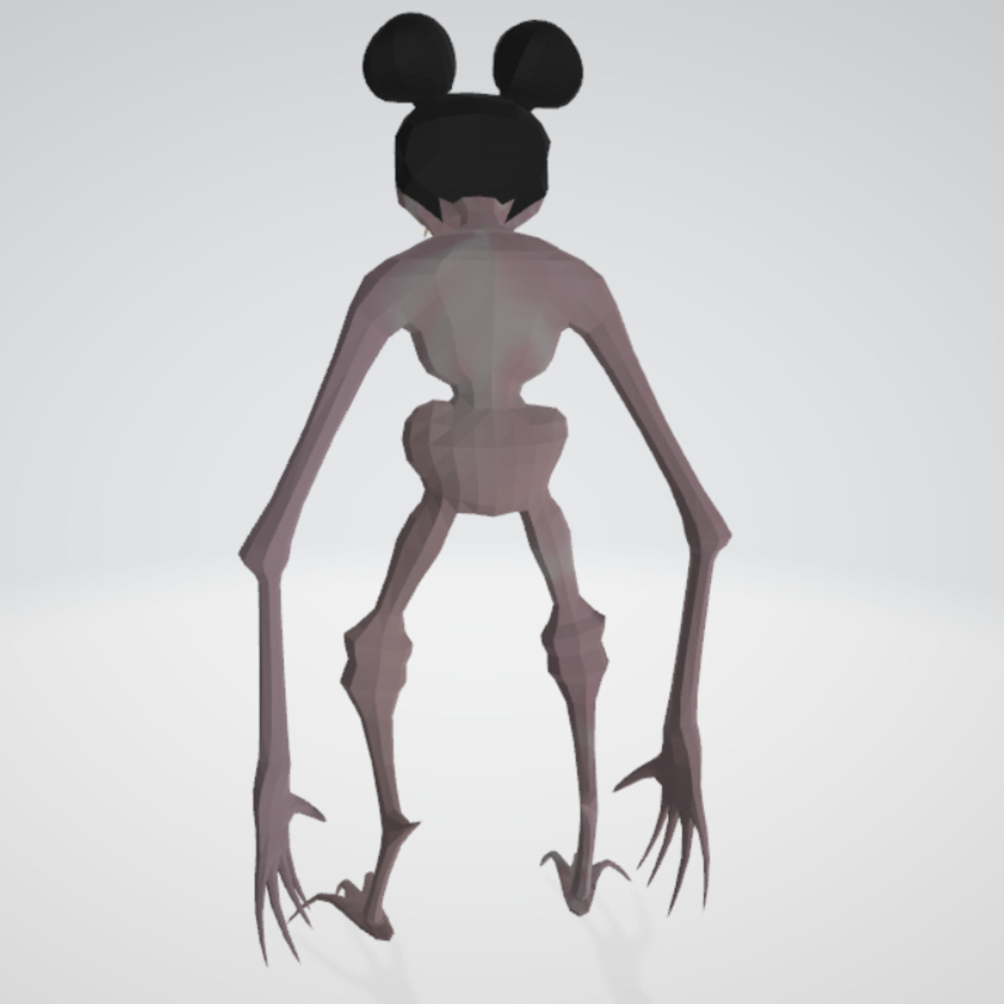 Amanda the Adventurer Monster RIGGED Low-poly 3D model_8