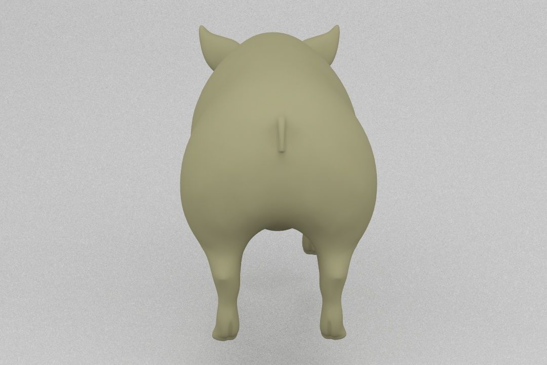 Big pig 3D print model_6