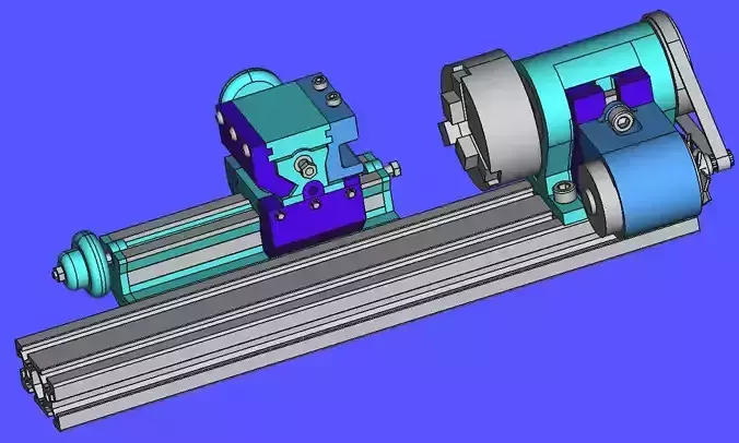 Palm top Ultra-compact lathe