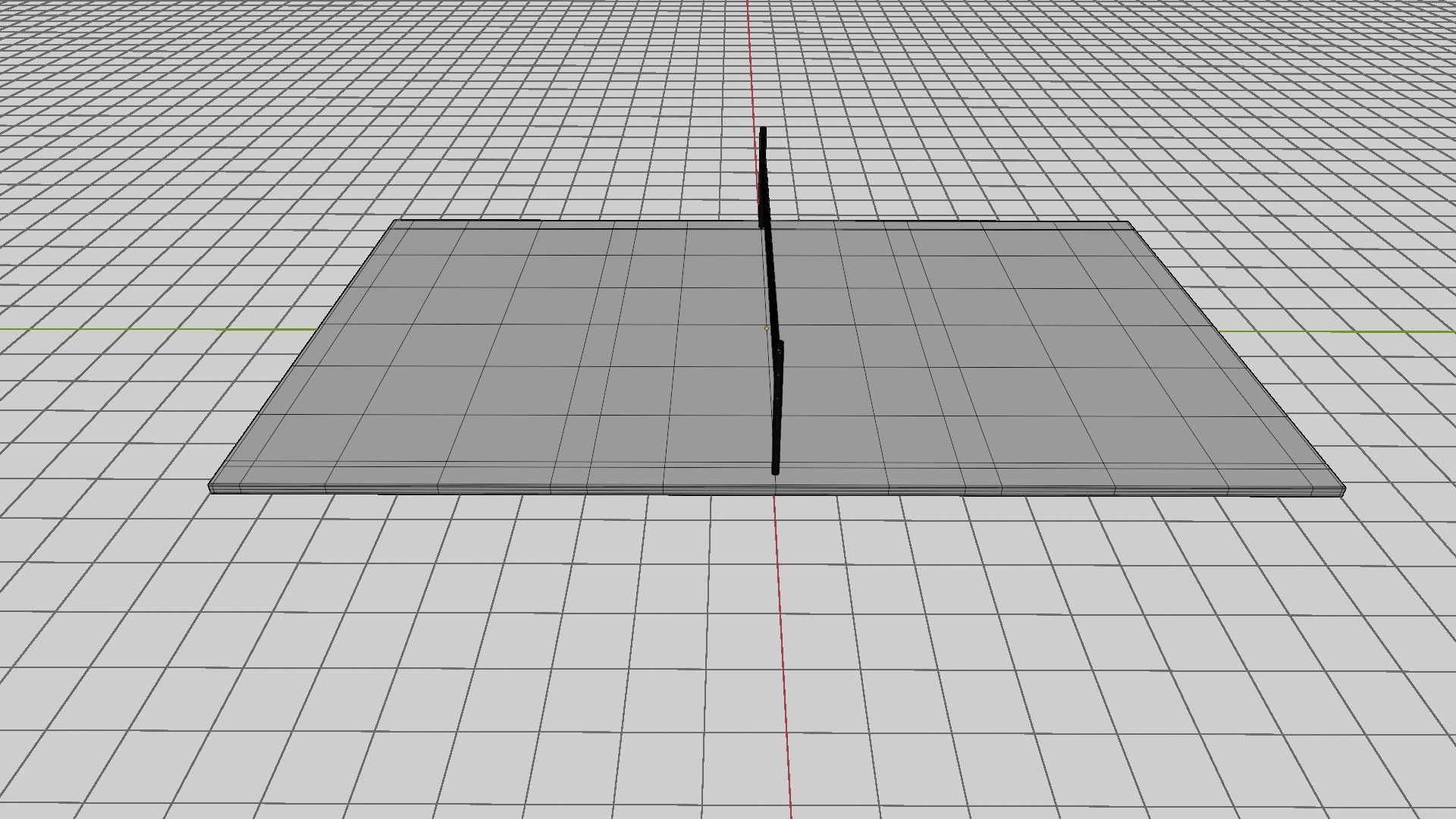 Volleyball Court Low-poly 3D model_11