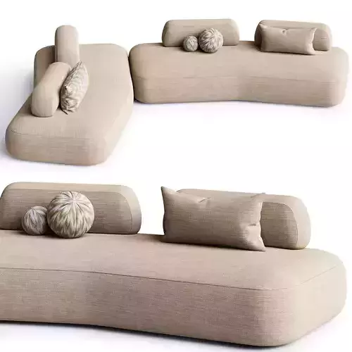 art nova curve sofa