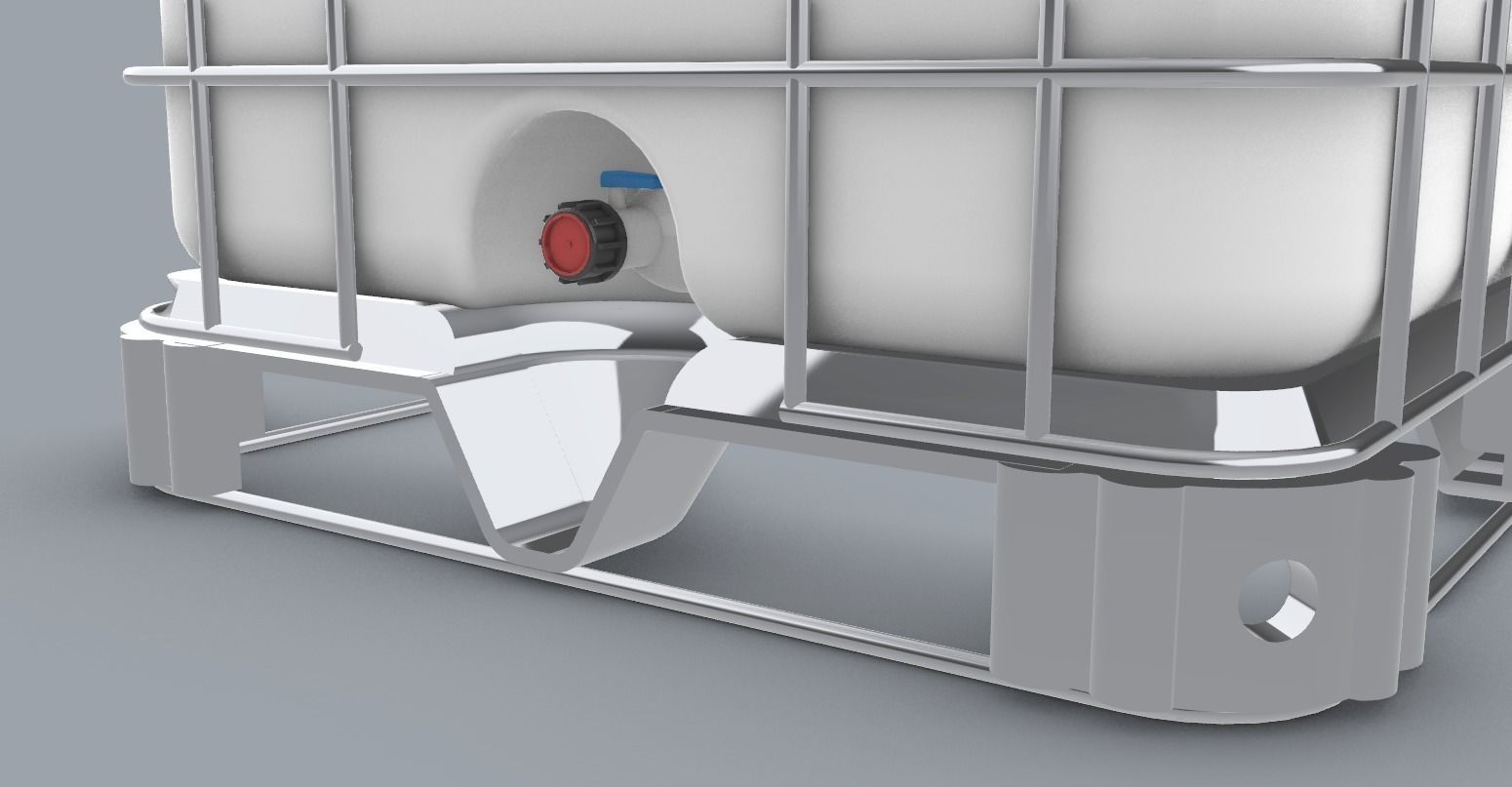 3D model IBC Container VR / AR / low-poly | CGTrader