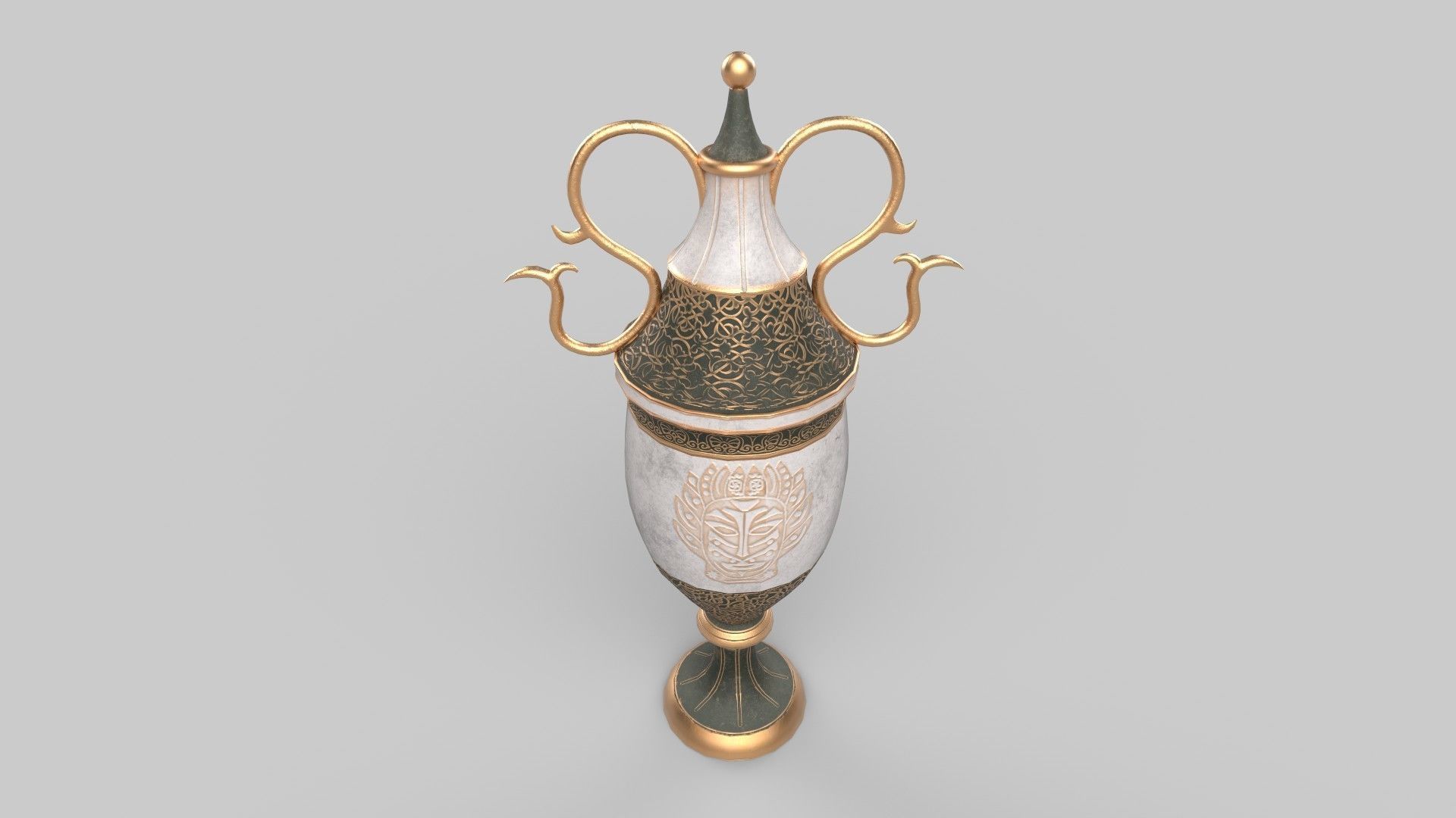 Vintage Vessel 3D model_2
