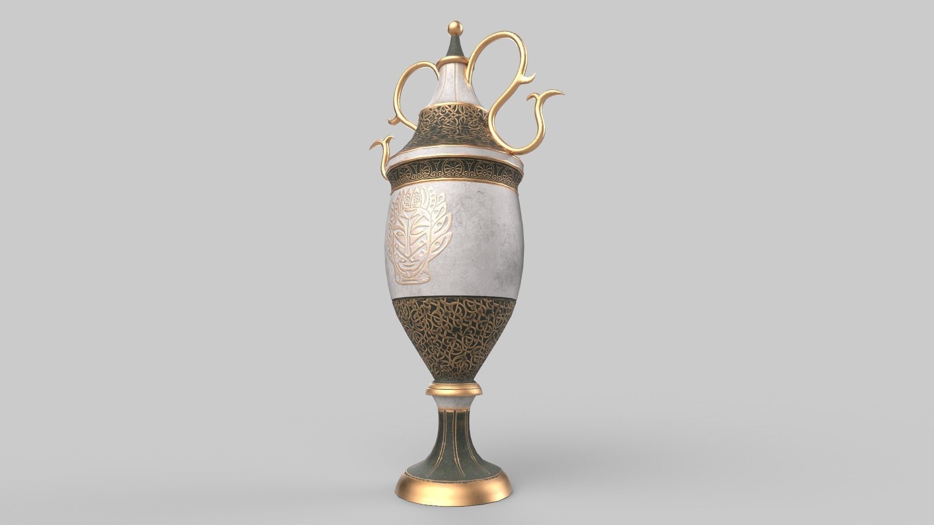 Vintage Vessel 3D model_4