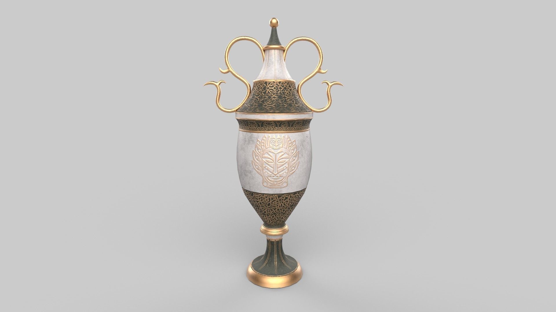 Vintage Vessel 3D model_5