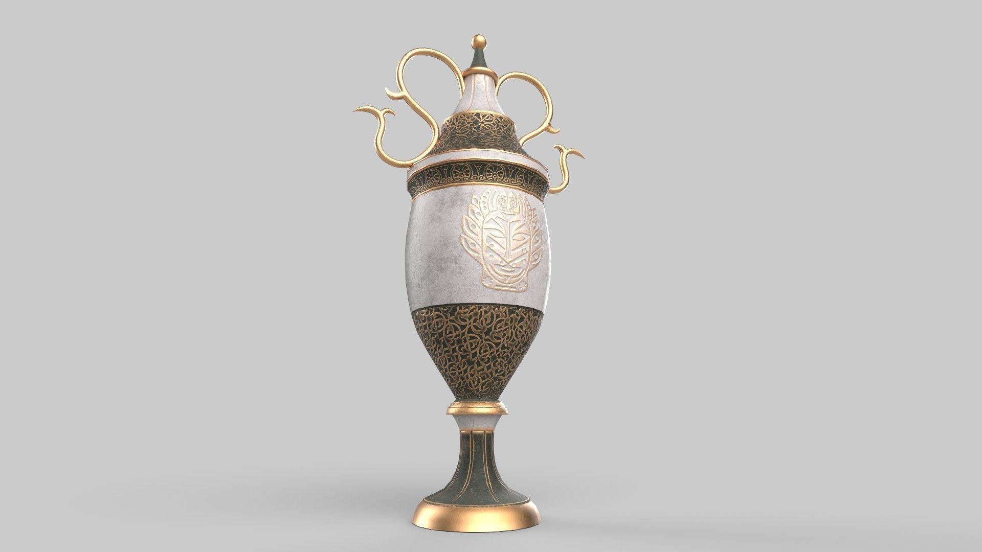 Vintage Vessel 3D model_3